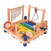 Музыкальные инструменты. Развивающий центр. Деревянная игрушка (I'm Toy, 22050)